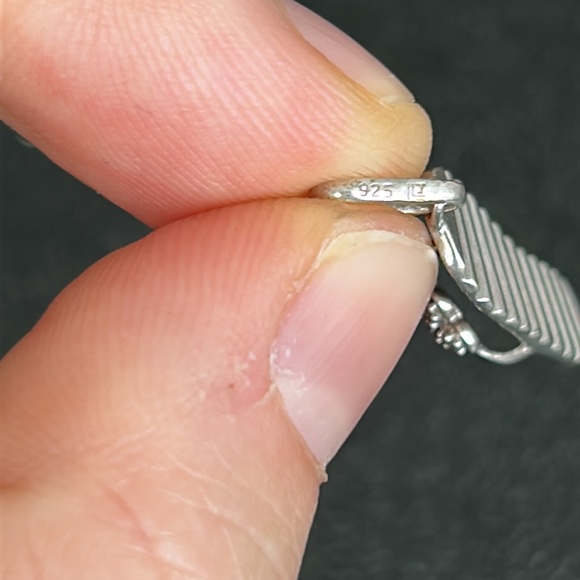 Flip flop with heart silver pendant - Picture 6 of 6